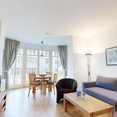 Apartmán Strandnahe Und Zentral Gelegene Fewo, Hund Willkommen, Haus Saxonia, Binz